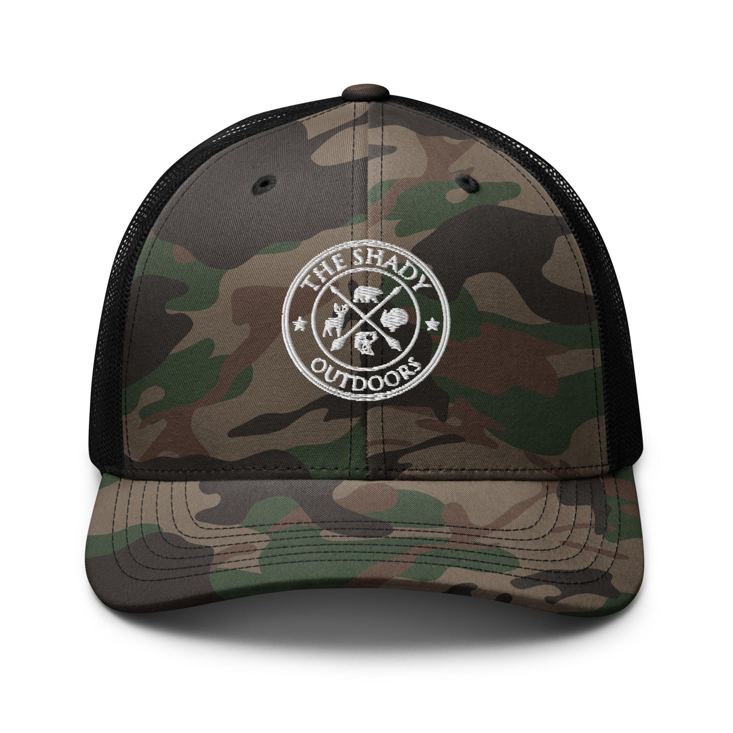 The Shady Outdoors Logo Camo Hat