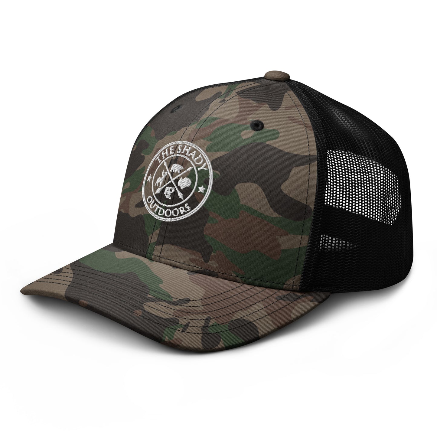 The Shady Outdoors Logo Camo Hat