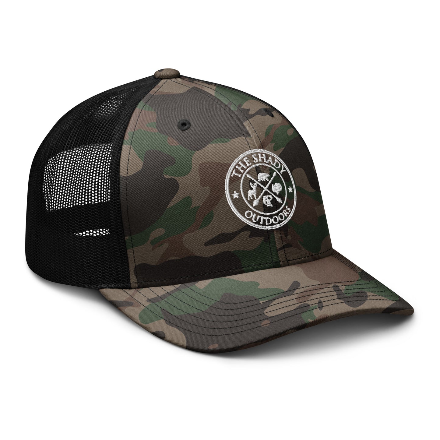 The Shady Outdoors Logo Camo Hat