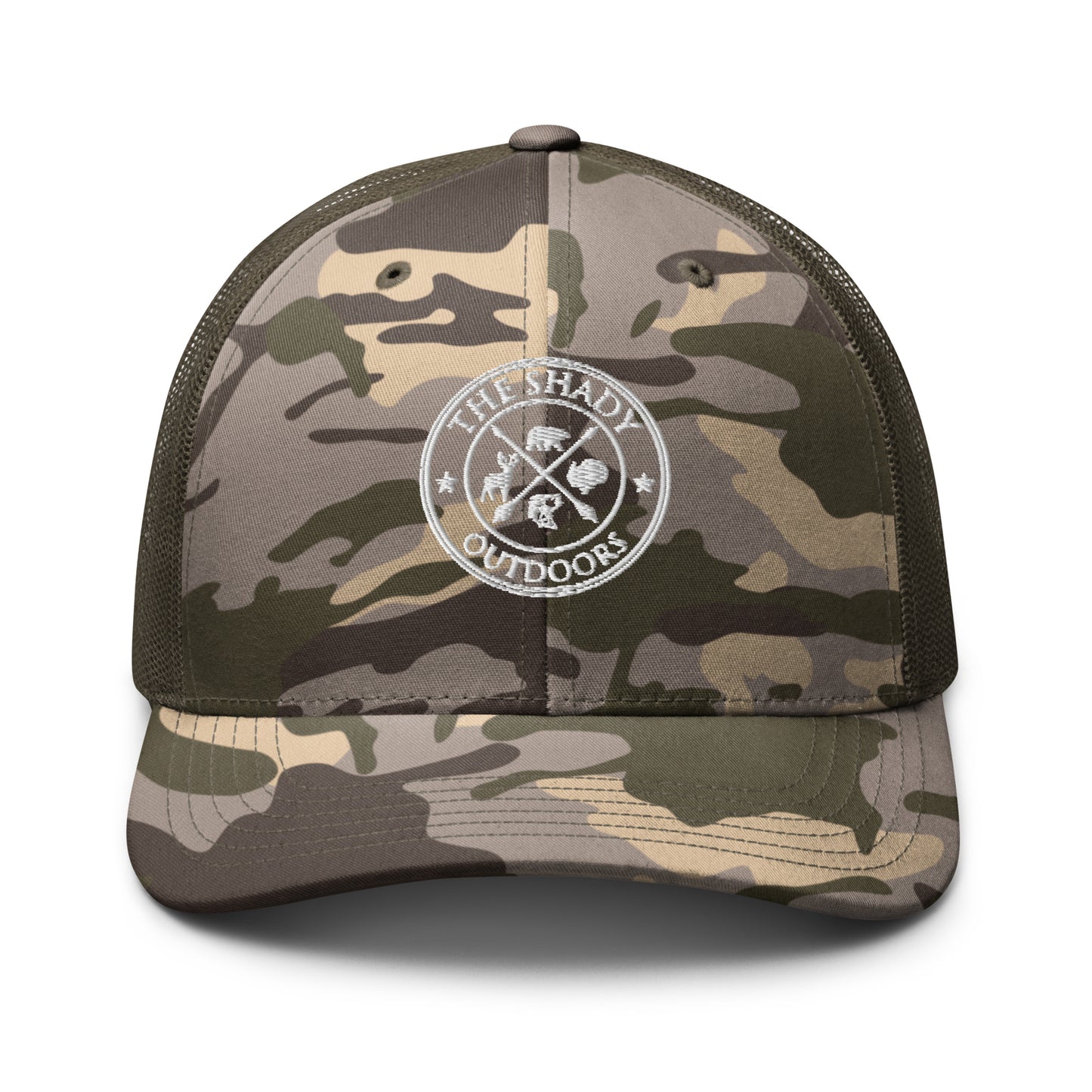 The Shady Outdoors Logo Camo Hat