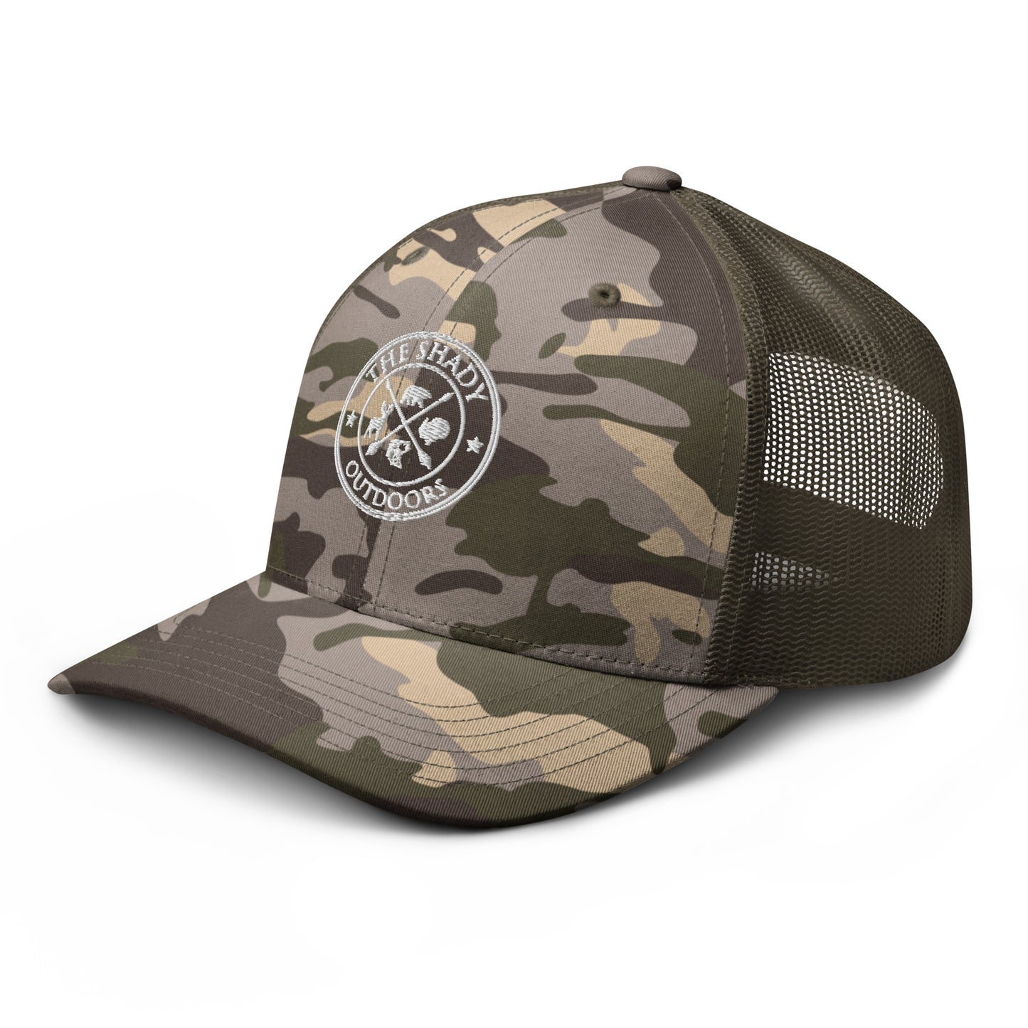 The Shady Outdoors Logo Camo Hat